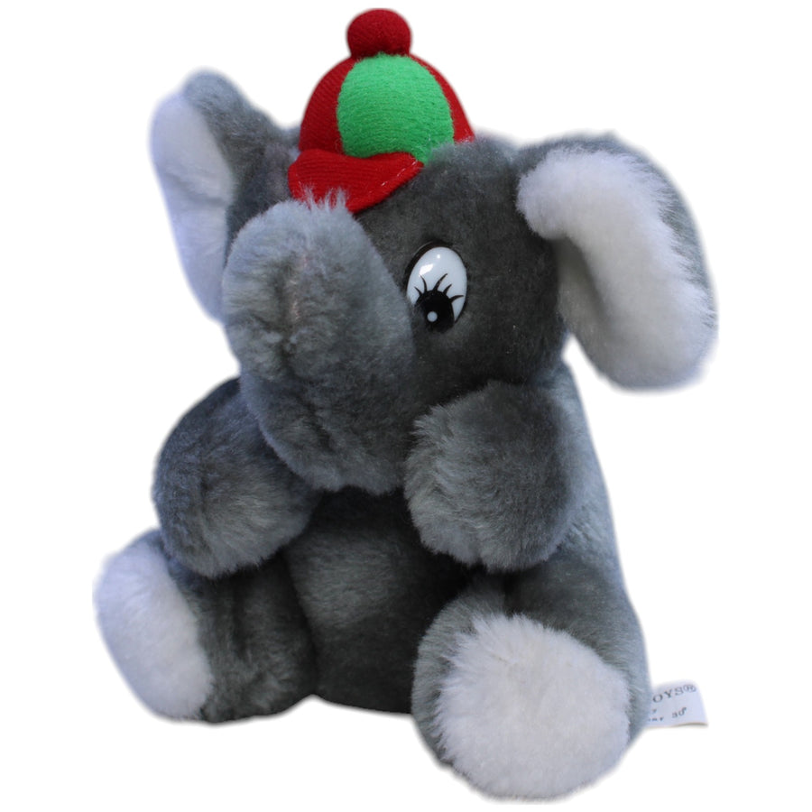 Kleiner Elefant mit bunter Kappe