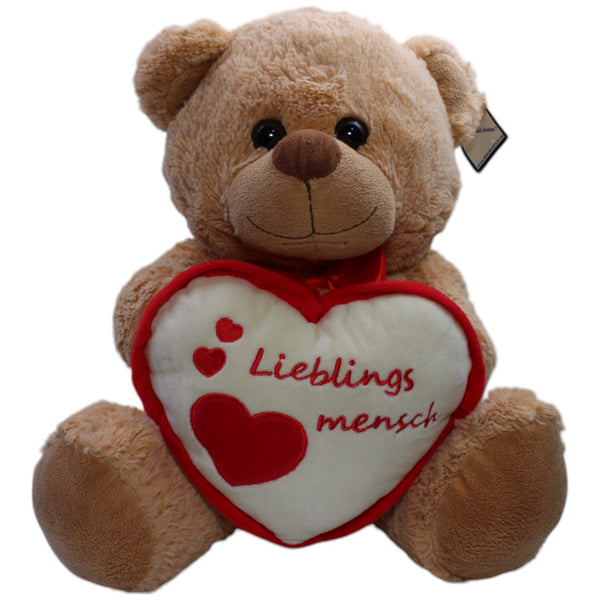 Großer Teddybär mit Herz "Lieblingsmensch"