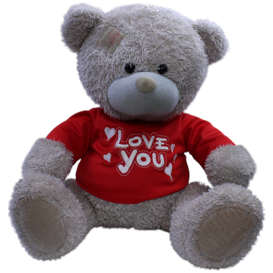 Großer Teddybär mit Pullover "Love You"