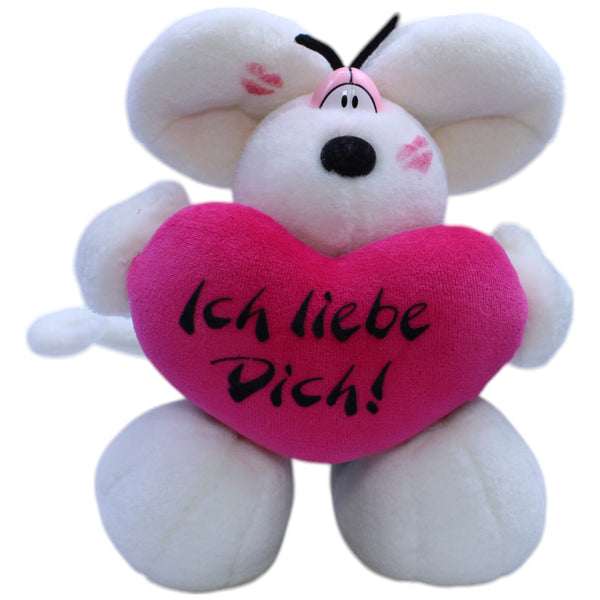 Diddl mit Herz "Ich liebe Dich!"