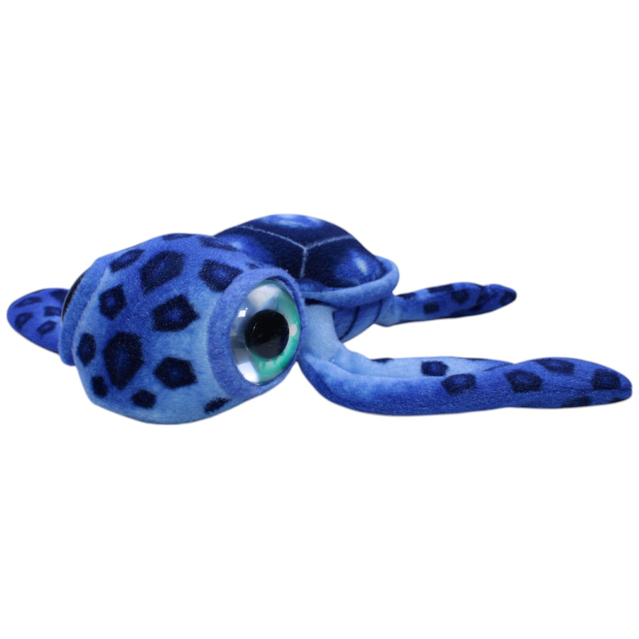 Schildkröte mit großen Augen, blau