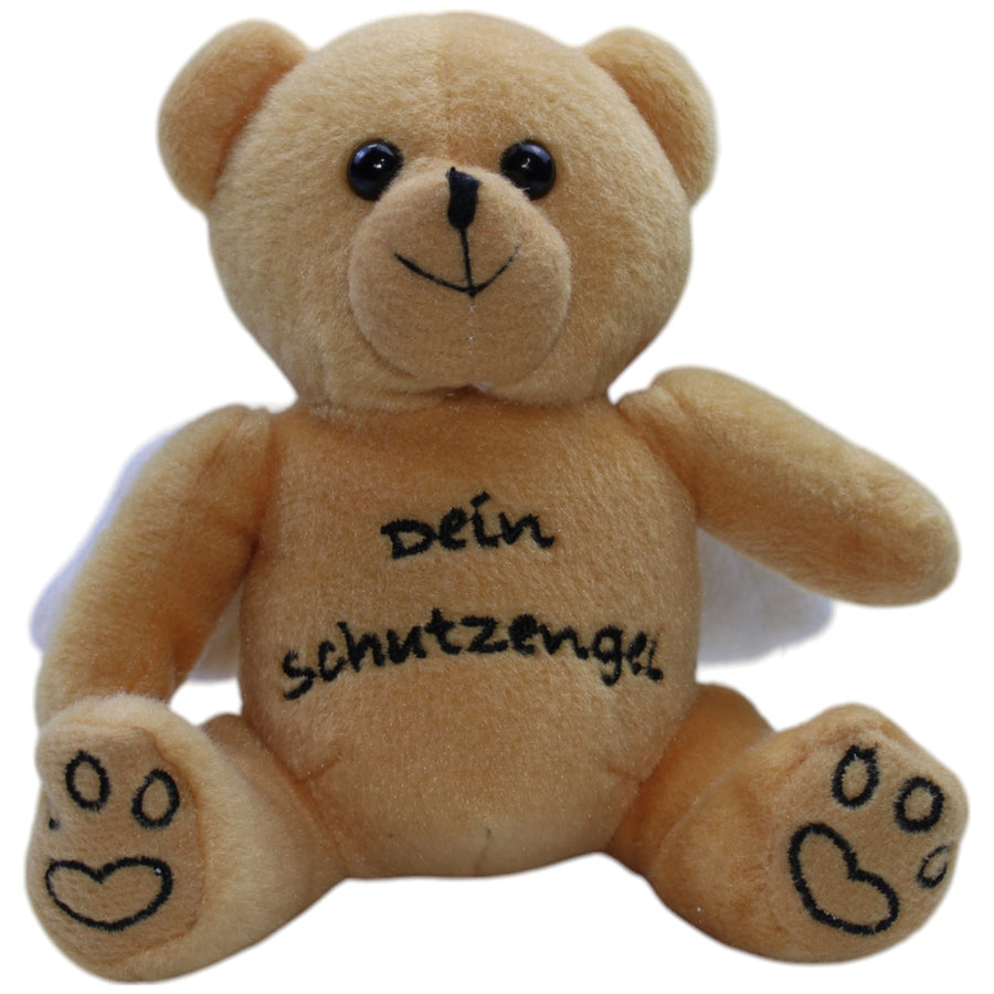 Bär mit Flügel "Dein Schutzengel", sitzend