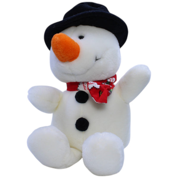 Süßer Schneemann mit Zylinder und Schal