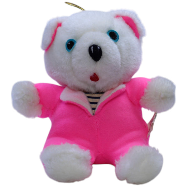 Süßer weißer Bär mit pinkem Overall