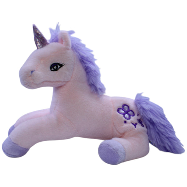 Einhorn mit Blumen, rosa