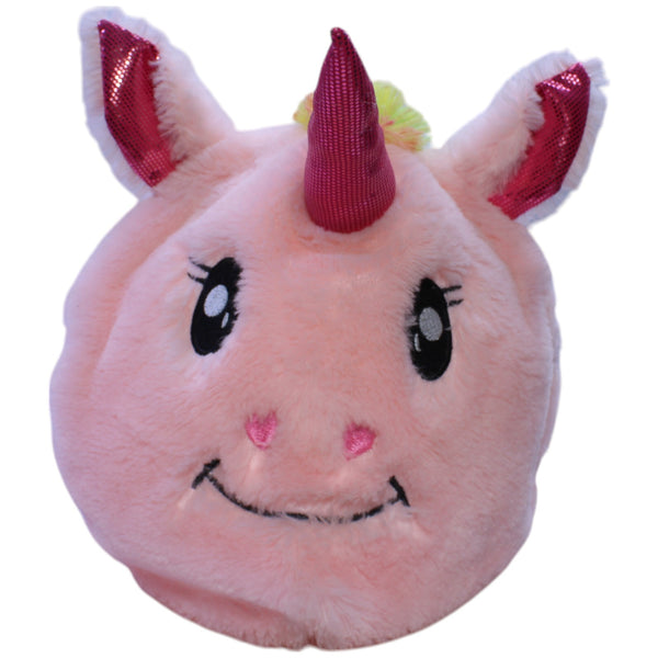Fluffy Ball, rosa Einhorn-Kopf