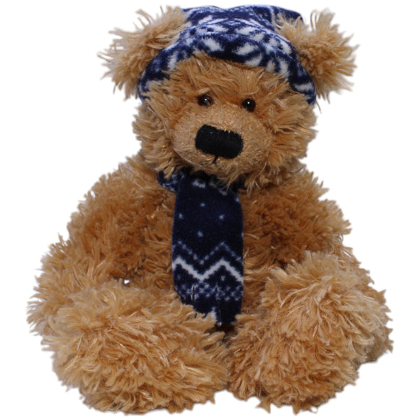 Teddybär mit Zipfelmütze & Schal