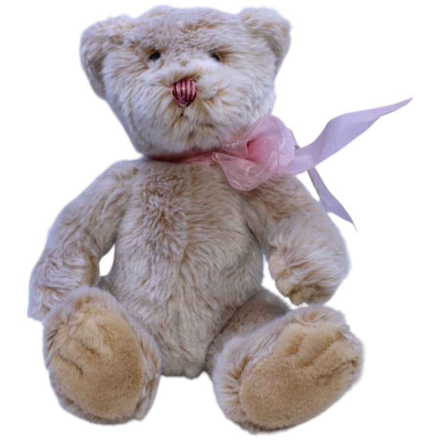 Douglas Teddybär mit rosa Schleife, sitzend