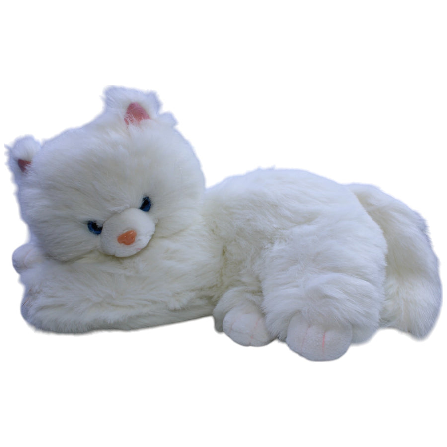 Süße weiße Langhaar Katze