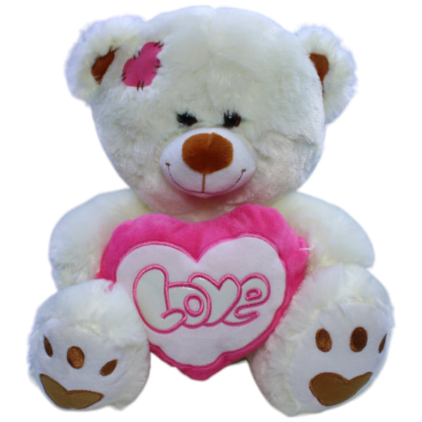Süßer weicher Teddybär mit Herz "Love"