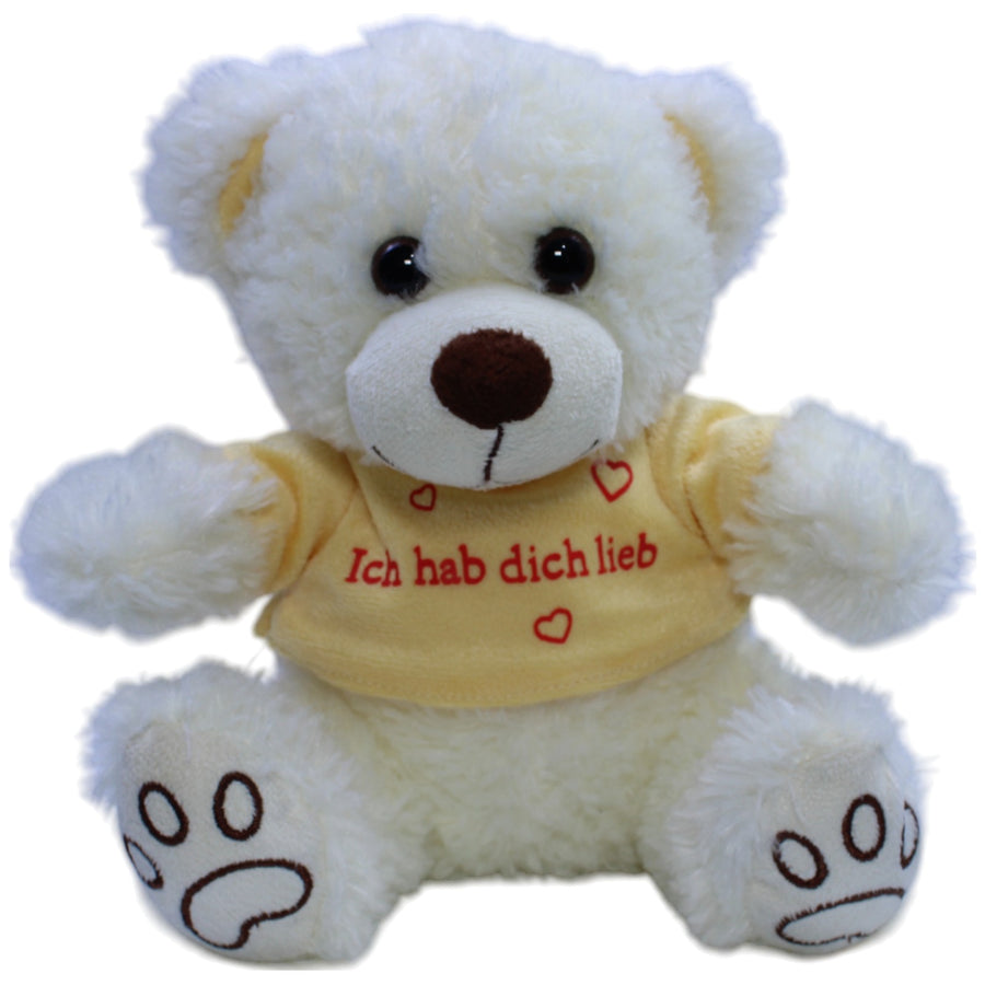 Teddybär mit Pullover "Ich hab dich lieb"