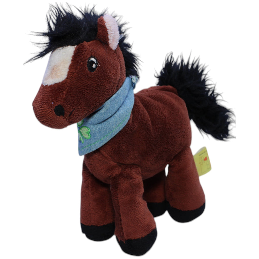 Pferd mit Kleeblatt-Halstuch