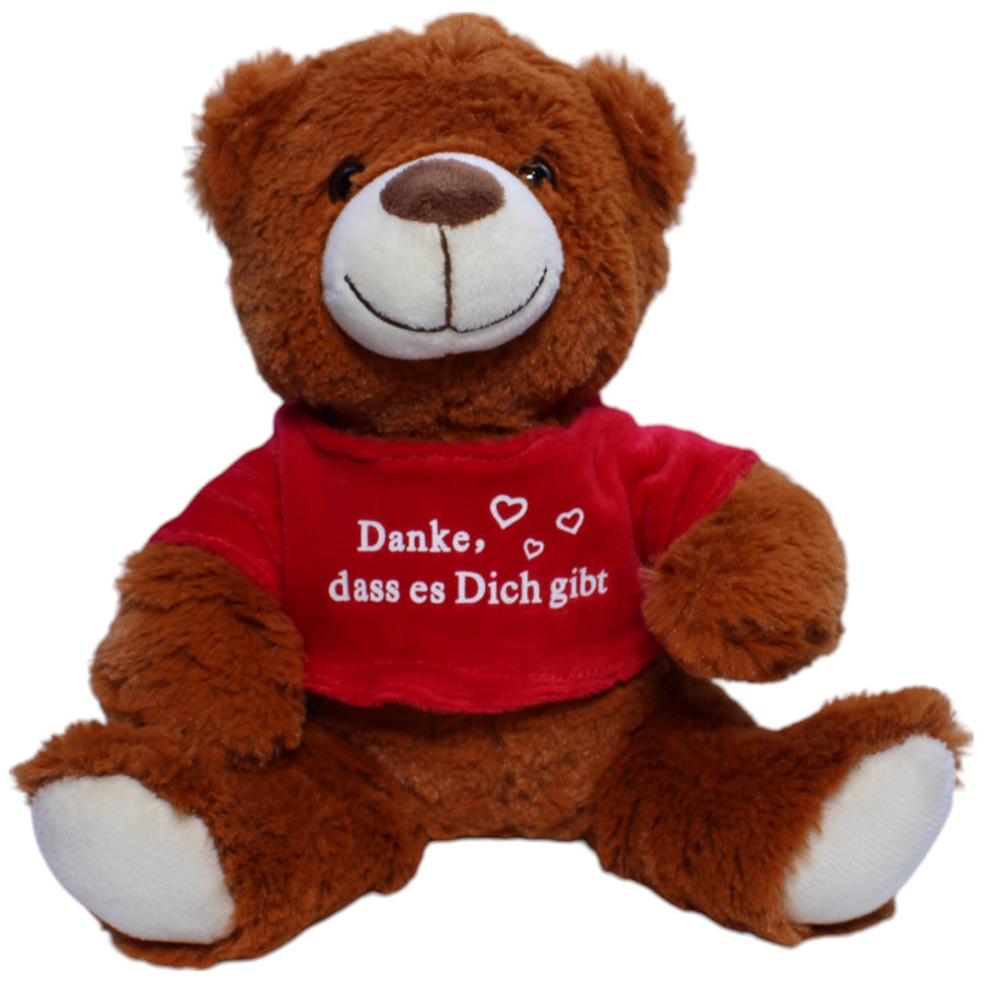 Süßer Teddybär mit Shirt "Danke, dass es Dich gibt."