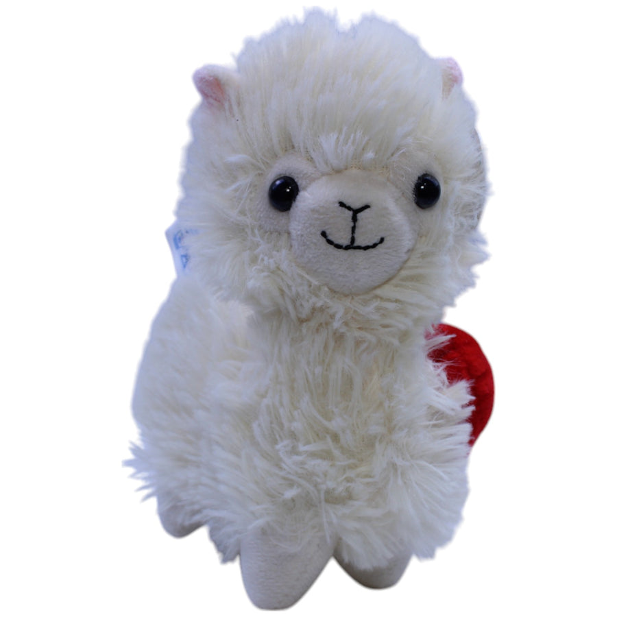 Süßes Lama mit Herz "Ich liebe Dich", creme