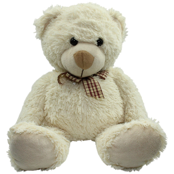 Beiger XL Schlenker Teddy mit Schleife