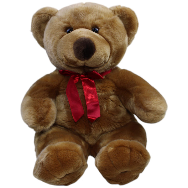 Superweicher XL Teddybär mit roter Schleife
