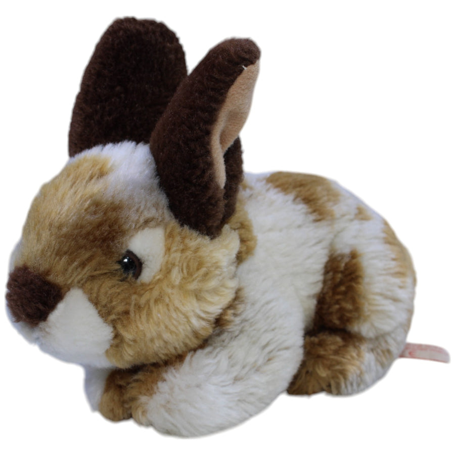 Hase liegend, braun gefleckt