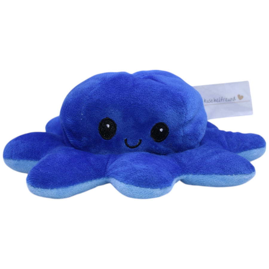 Kuschelfreund Wendetier, Oktopus blau/hellblau