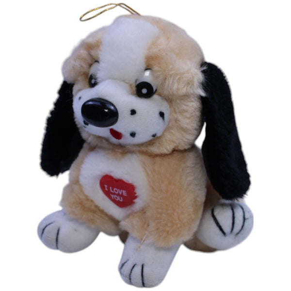 Süßer Hund mit "I love You" Herz
