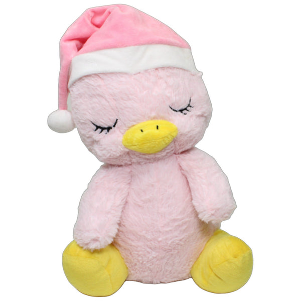 Schlafendes rosa Küken mit Zipfelmütze, groß