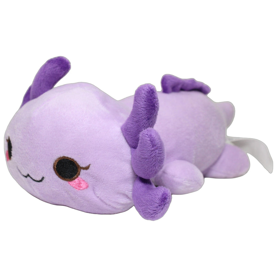 Lila Axolotl, liegend
