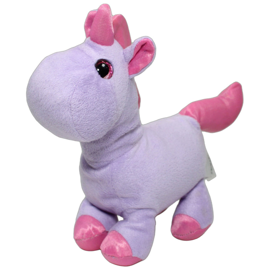 Lila Einhorn mit pinker Mähne