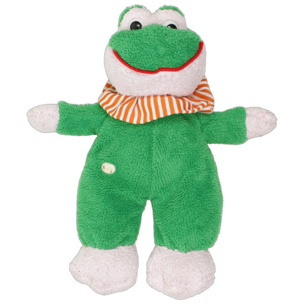 Süßer Frosch mit orange-gestreiftem Kragen
