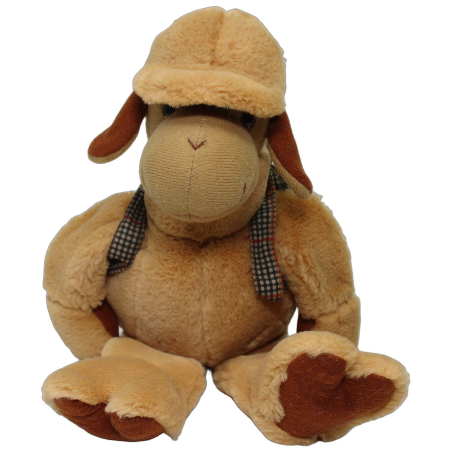 Schlenker Kamel mit Kappe & Rucksack, sitzend