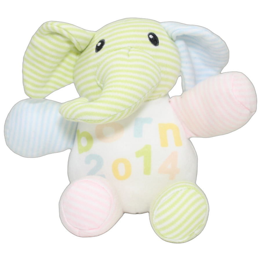 Niedlicher gestreifter Elefant "born 2014"