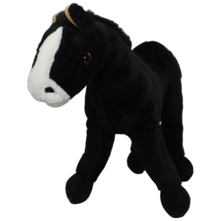 Schwarzes Pferd mit weißer Blesse, KLAPPA