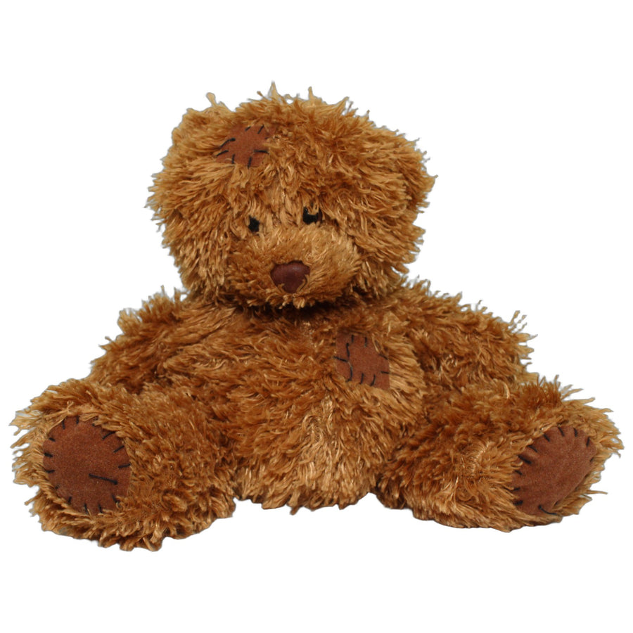 Zotteliger Teddybär mit Flicken