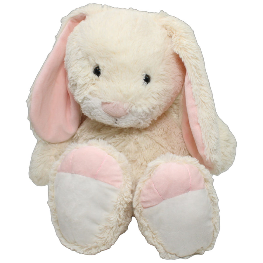 Weißer XL Schlenker Hase mit langen Ohren
