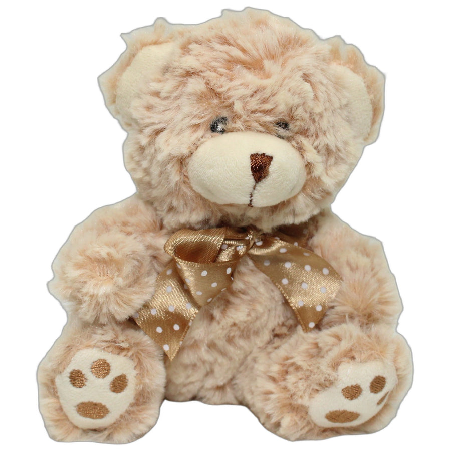 Kleider Teddy mit Schleife, beige