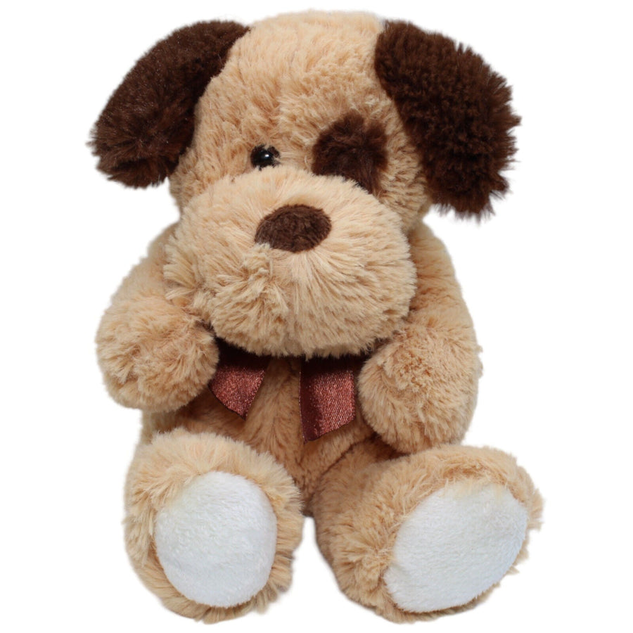 Hund mit Schleife