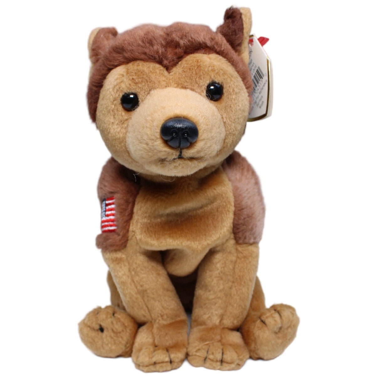 1231062 TY Vintage Beanie Baby, Courage Kuscheltier Kumpel Leo Hund neu