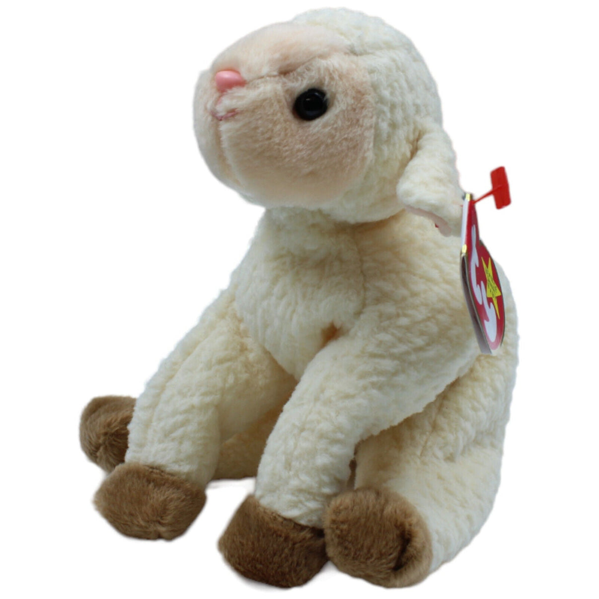 1231065 TY Vintage Beanie Baby, Ewey Kuscheltier Kumpel Leo Lamm neu