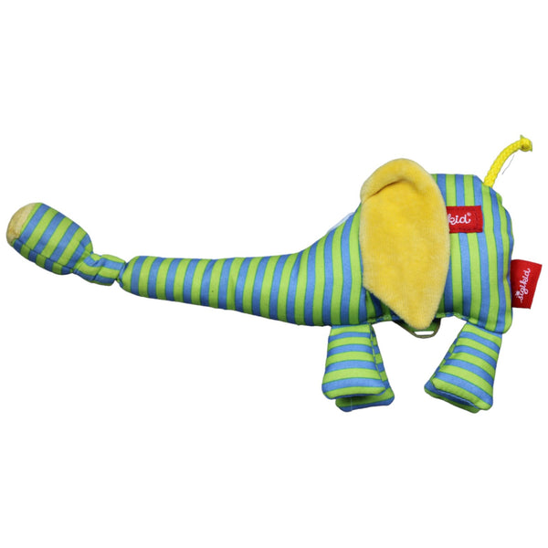 Elefant, grün-gelb