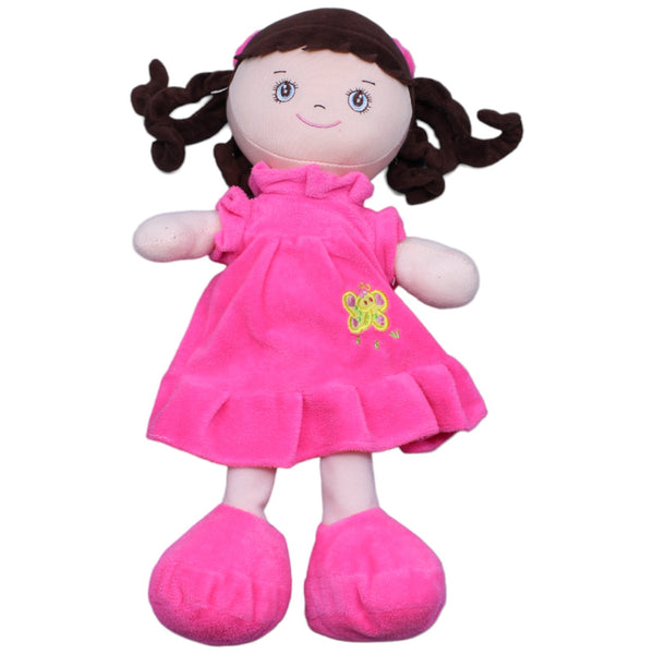 Kuschelfreund, Stoffpuppe pink