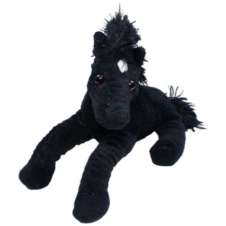 Pferd liegend, schwarz