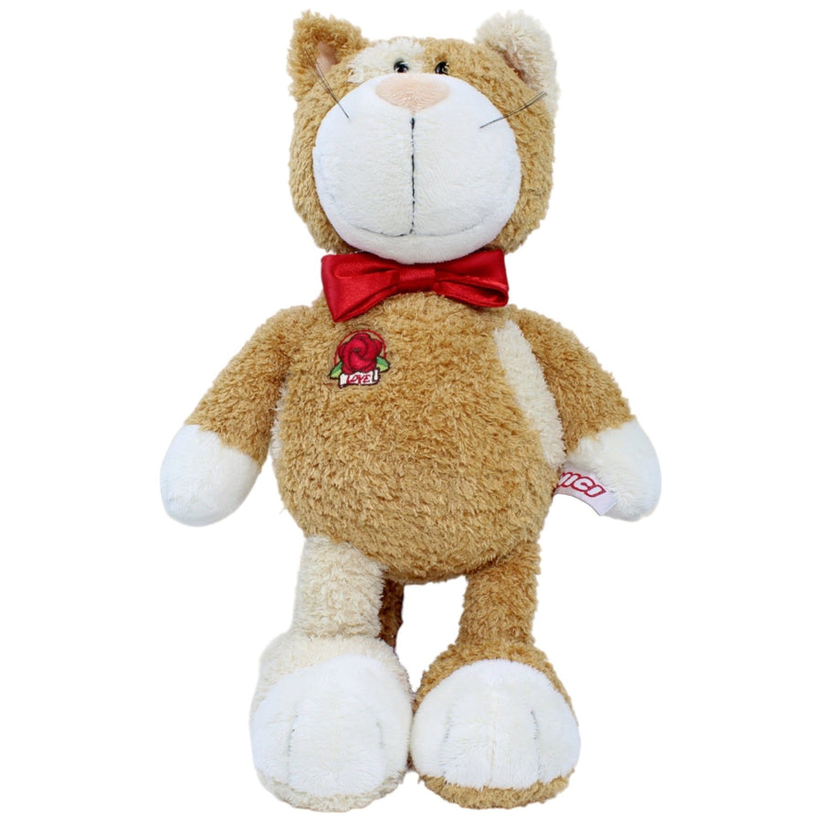 Katze mit Fliege rot, Love Rose