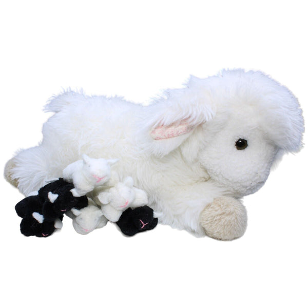 Mutter & Babys, Schaf mit 6 Babys