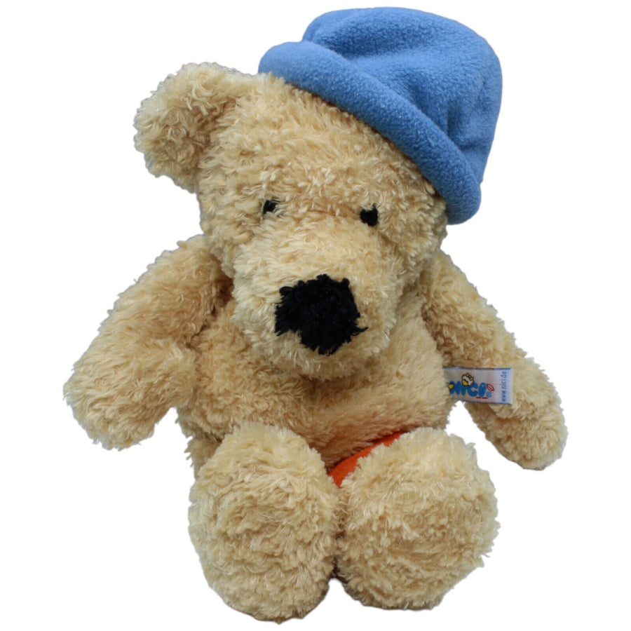 Bär mit blauer Mütze