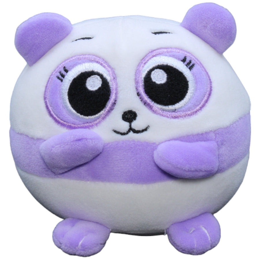 Panda lila, rund