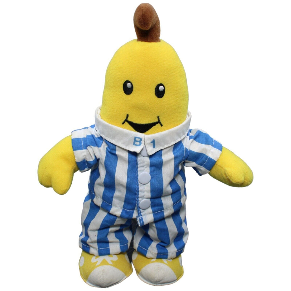 1232507 TOMY Vintage Banane B1 aus Bananas im Pyjama Plüschfigur Kumpel Leo Gebraucht