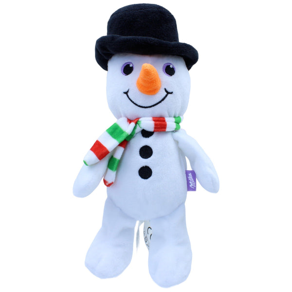Schneemann mit Hut & Schal