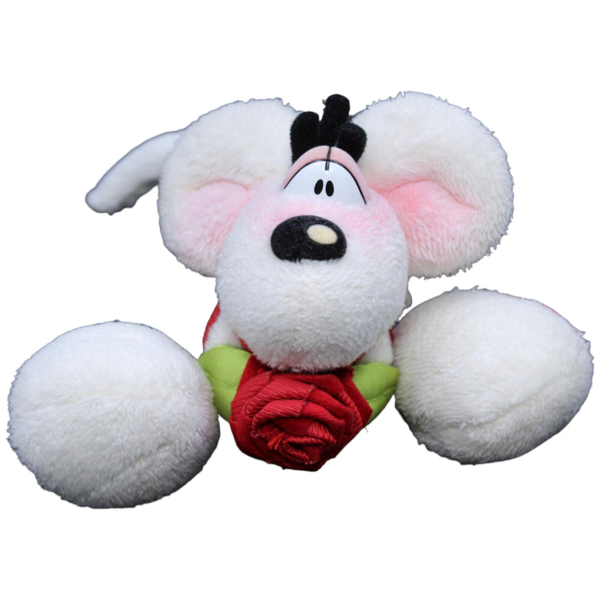 1232614 Diddl Schlüsselanhänger, Diddl-Maus mit Rose Schlüsselanhänger Kumpel Leo Gebraucht Maus