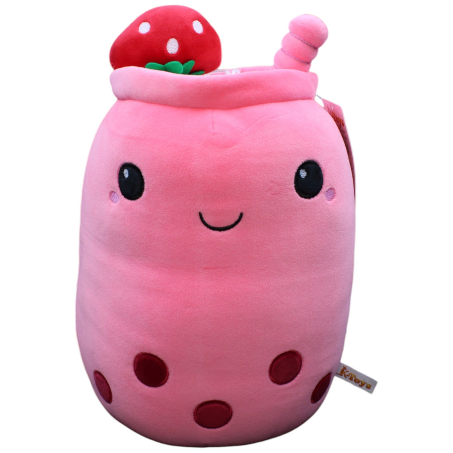 XL Squashy Bubble Tea Becher, Erdbeere