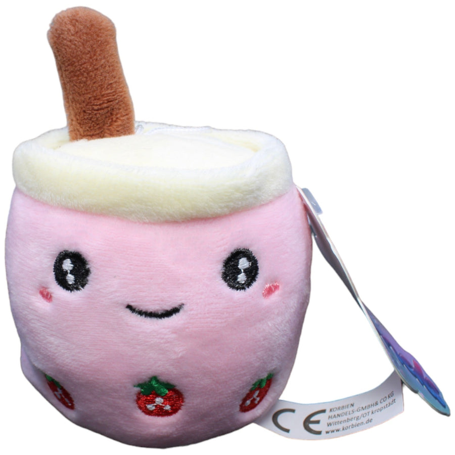 Squashy Mini-Bubble Tea Becher, Erdbeere