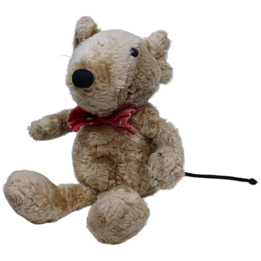 Maus mit Fliege, sitzend