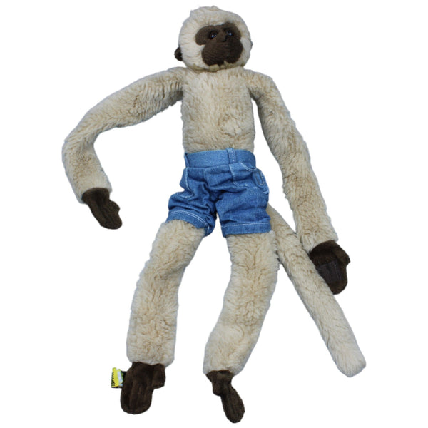 Affe mit Hose und Klett Händen, hellbraun